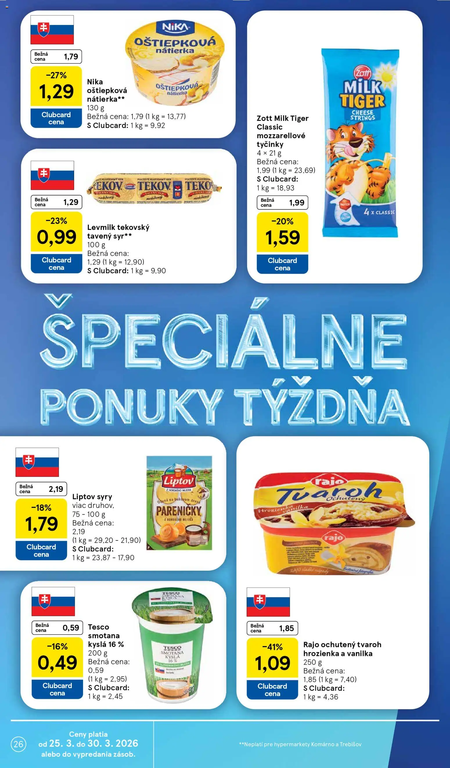 Tesco Hypermarket - leták od 25.03.2026 » Pozrite si limitované zľavy a ušetrite ešte dnes! | Slovenská republika