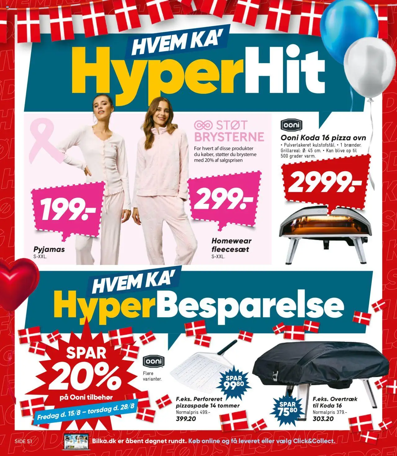 Bilka Tilbudsavis gyldig fra 15.08.2025 | Side: 6 | Produkter: Pizza, Pyjamas, Ovn