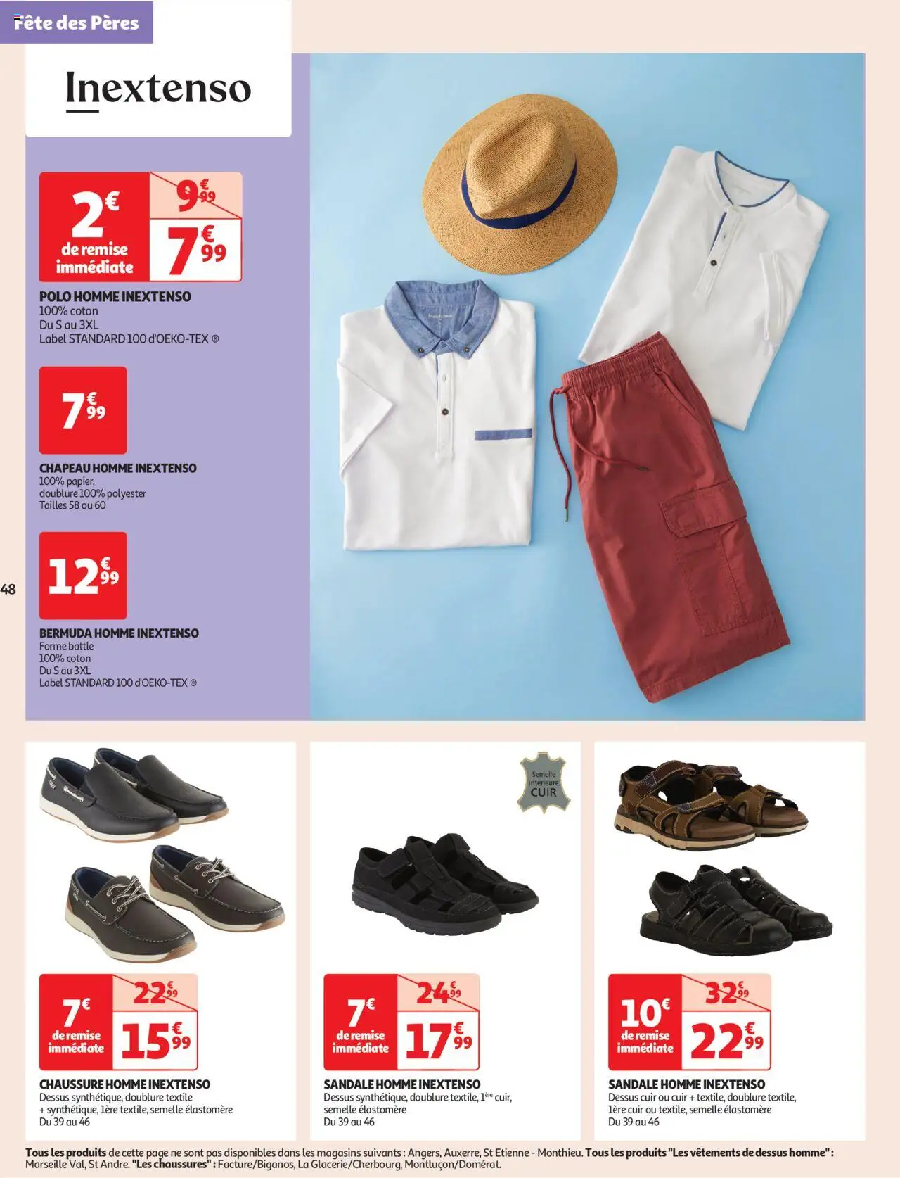  | Page: 48 | Produits: Bermuda, Polo, Coton, Chapeau