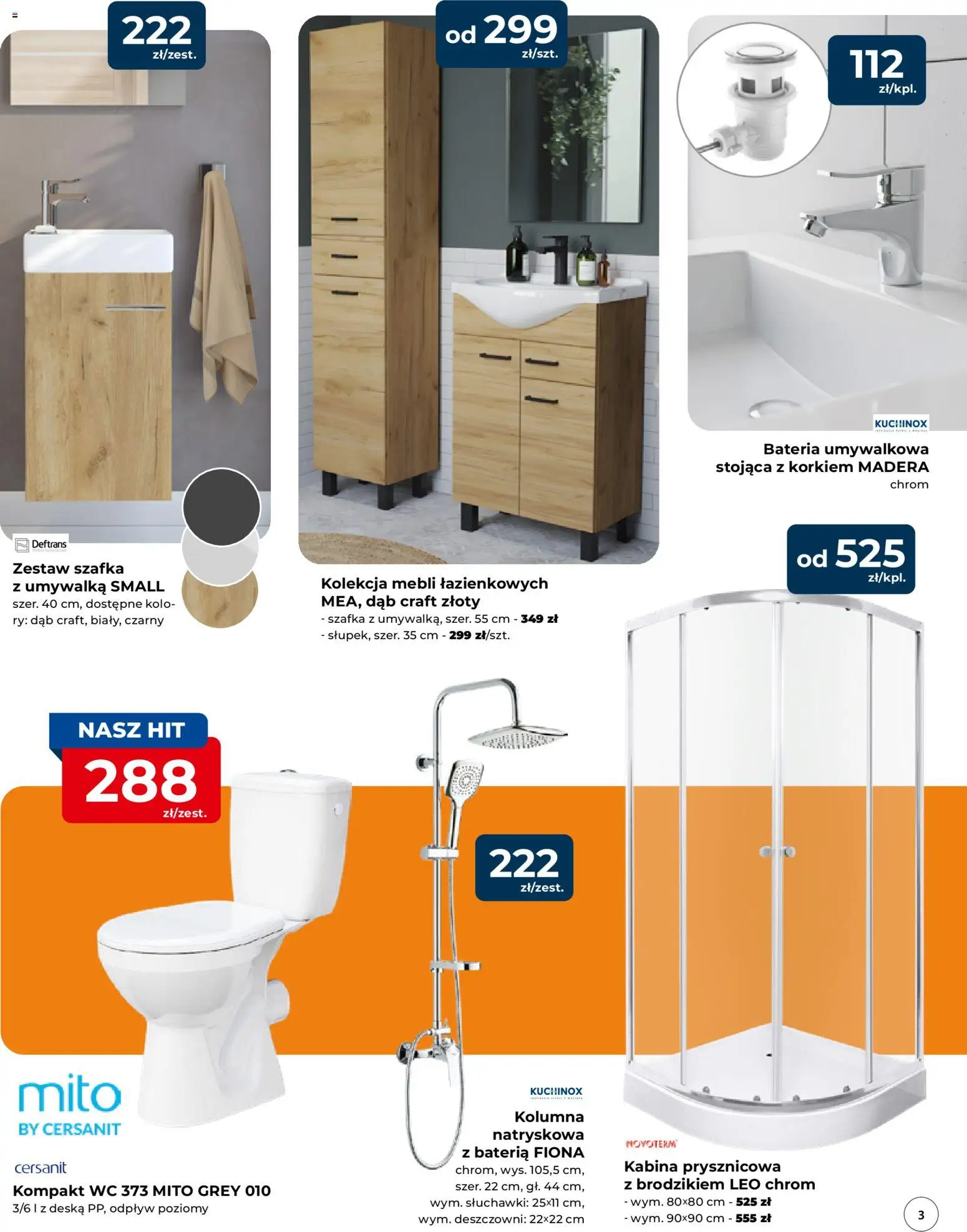 Mrówka Gazetka - Elbląg od 06.11.2025 | Strona: 3 | Produkty: Słuchawki, Umywalka, Bateria