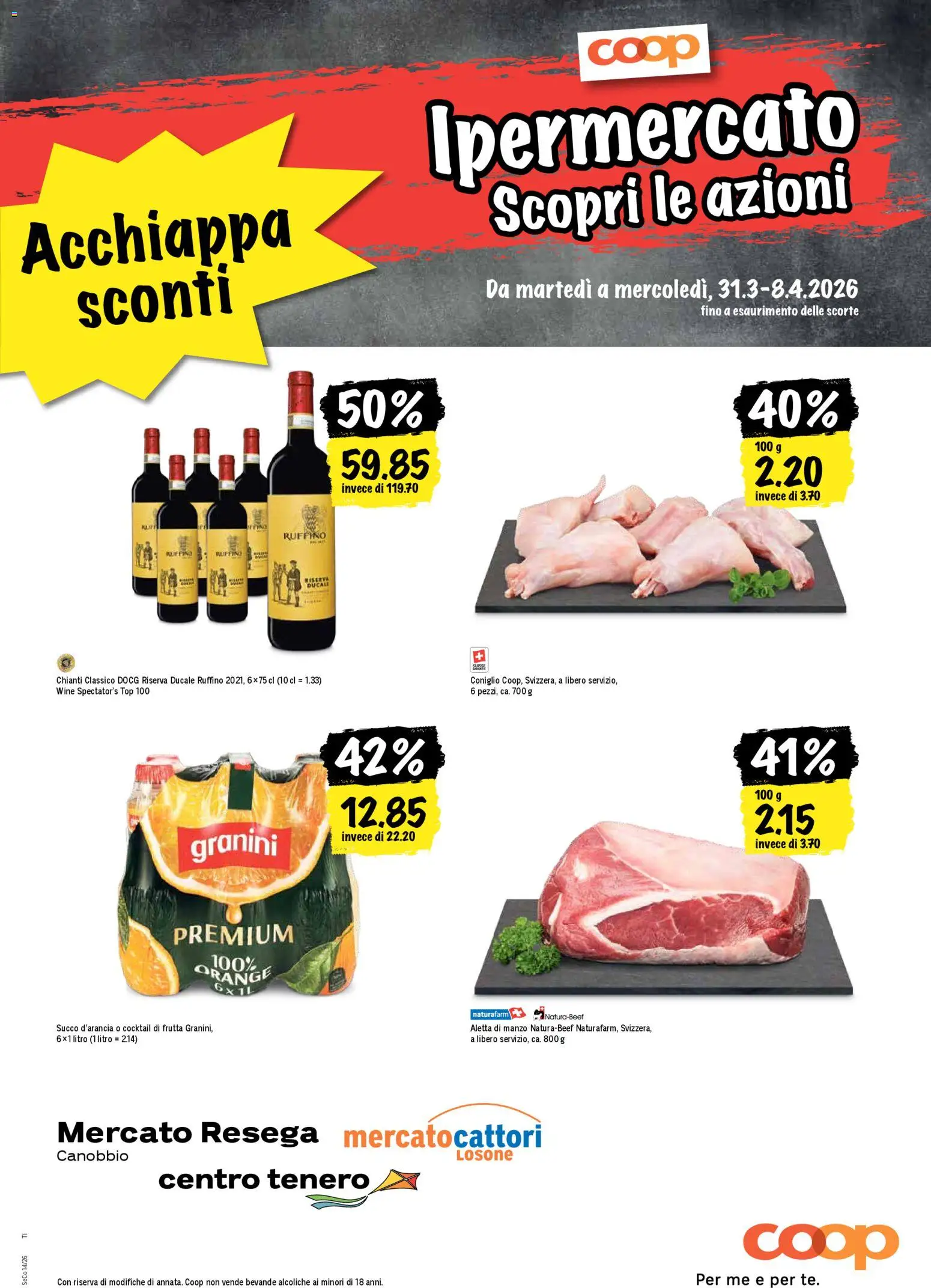 Coop aktionen IT – gültig ab 31.03.2026 | Seite: 21 | Produkte: Top