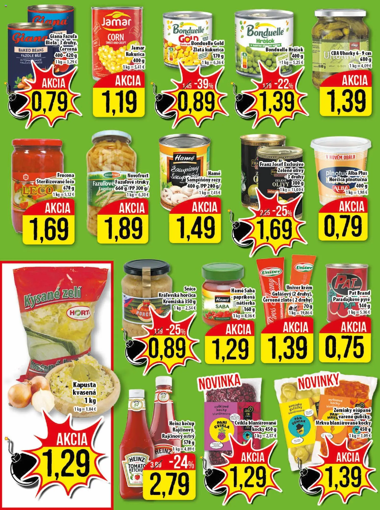 Nové Klas akcie – leták je platný od 16.03.2026 | Strana: 17 | Produkty: Tv, Hus, Kukurica, Uhorky