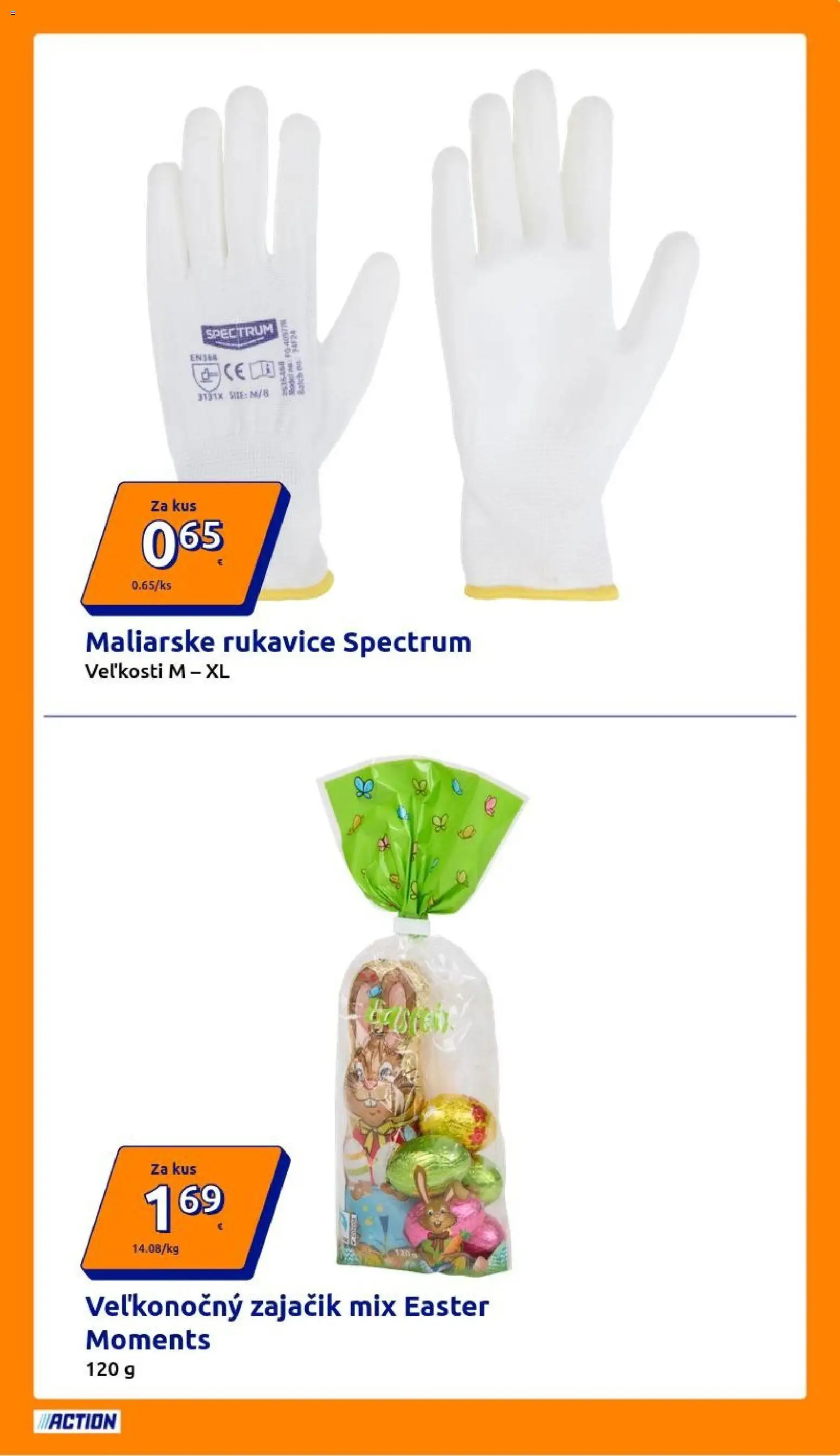 Nové Action akcie – leták je platný od 03.03.2026 | Strana: 17 | Produkty: Rukavice
