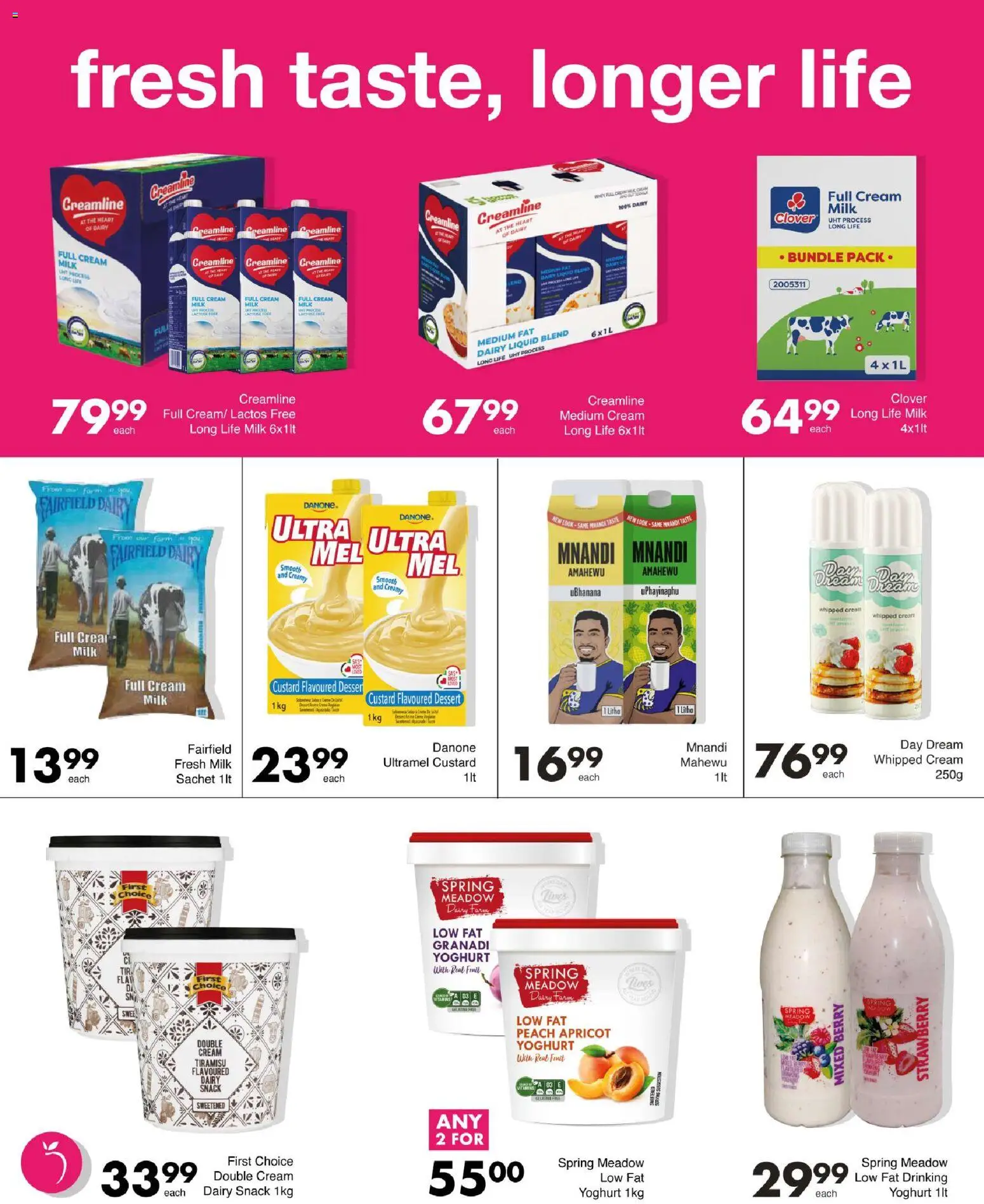 New Save catalogue – valid from 12.02.2026 | Page: 4 | Products: Yoghurt, Vitamins, Milk, Fruit