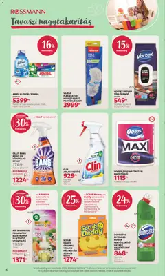 OOOPS! MAXI HÁZTARTÁSI PAPÍRTÖRLŐ, 2 rétegű. 500 lap. Kétféle. - amely érvényes a következő dátumtól: 16.02.2026 | Oldal: 6