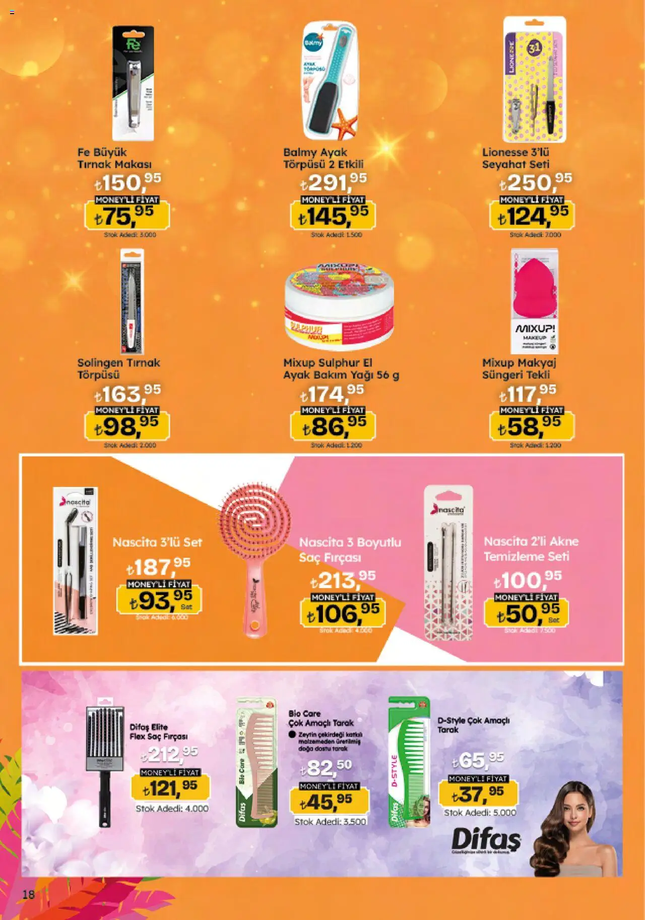 Migros Katalog - 5M Migroskop Dijital - 12.06.2025 tarihinden itibaren geçerlidir | Sayfa: 18 | Ürünler: Makyaj, Tırnak makası, Zeytin