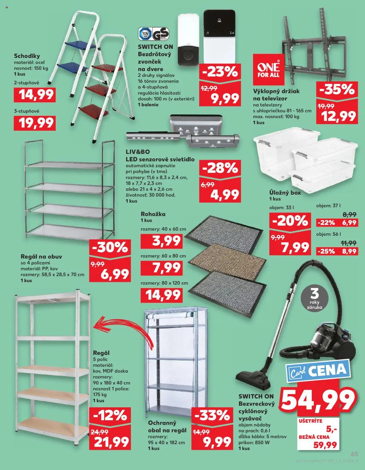Kaufland SK akciós ujság - amely érvényes a következő dátumtól: 21.08.2025 | Oldal: 65 | Termékek: Só