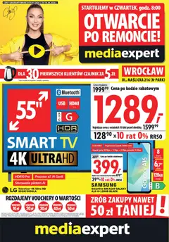 Pogląd oferty "Mediaexpert promocje - Otwarcie po remoncie Wrocław" - ważna od 09.04.2026