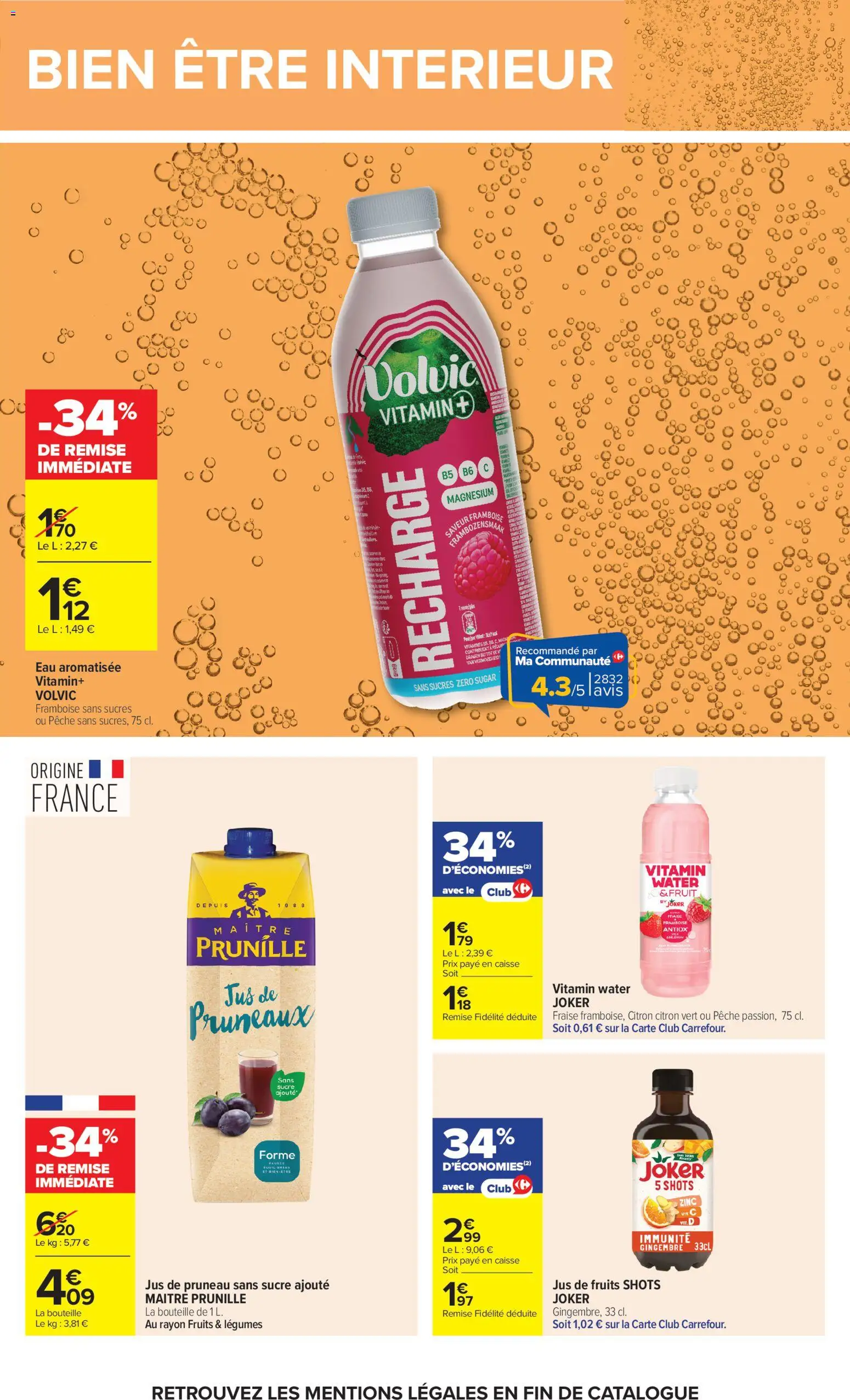 {H1} | Page: 27 | Produits: Citron, Pêche, Gingembre, Jus