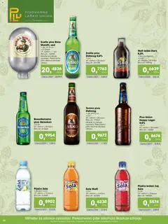 Tuš katalog akcije – veljaven od 07.03.2026 | Stran: 14 | Izdelki: Falafel, Kos, Pivo, Caj