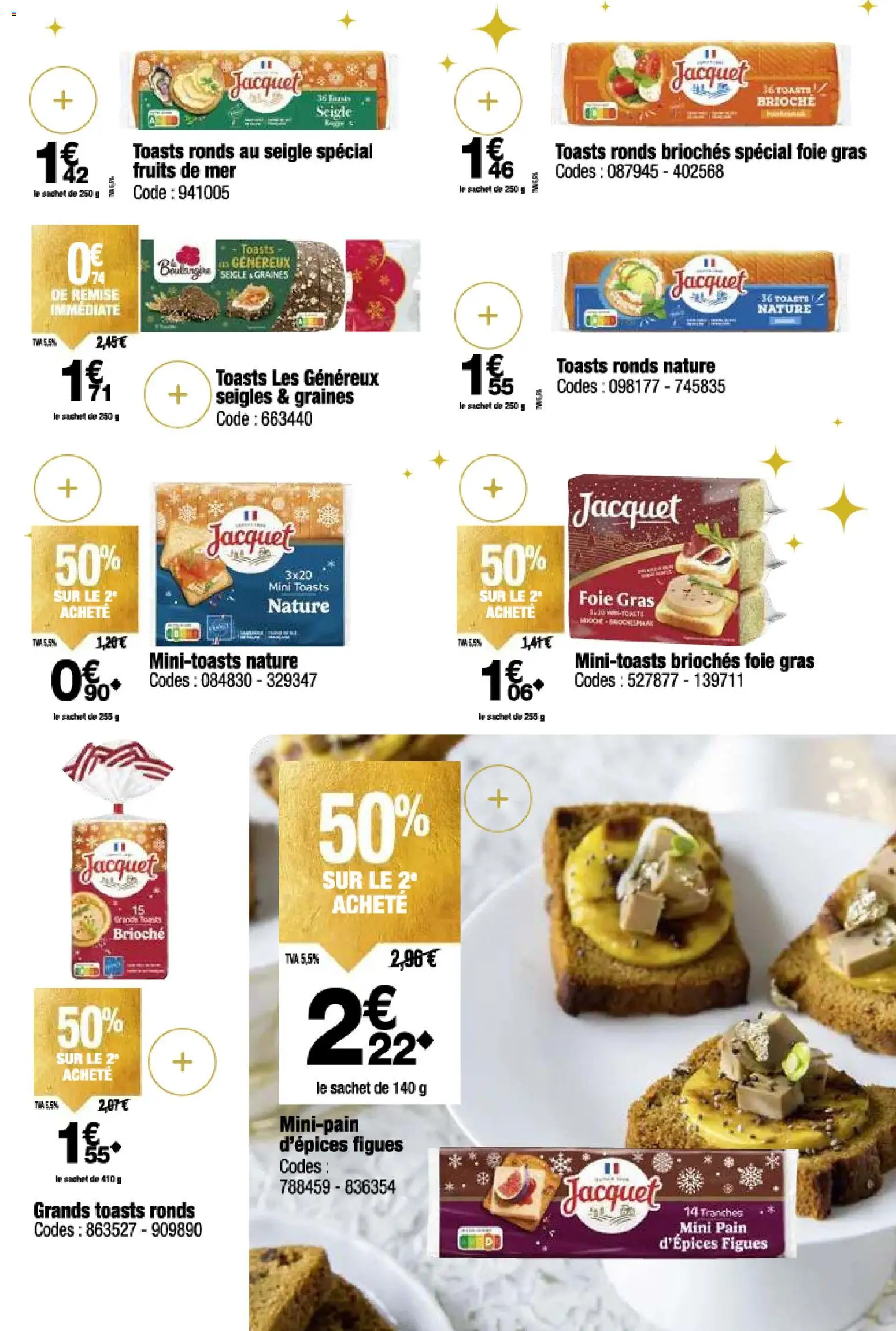 {H1} | Page: 13 | Produits: Fruits de mer, Pain