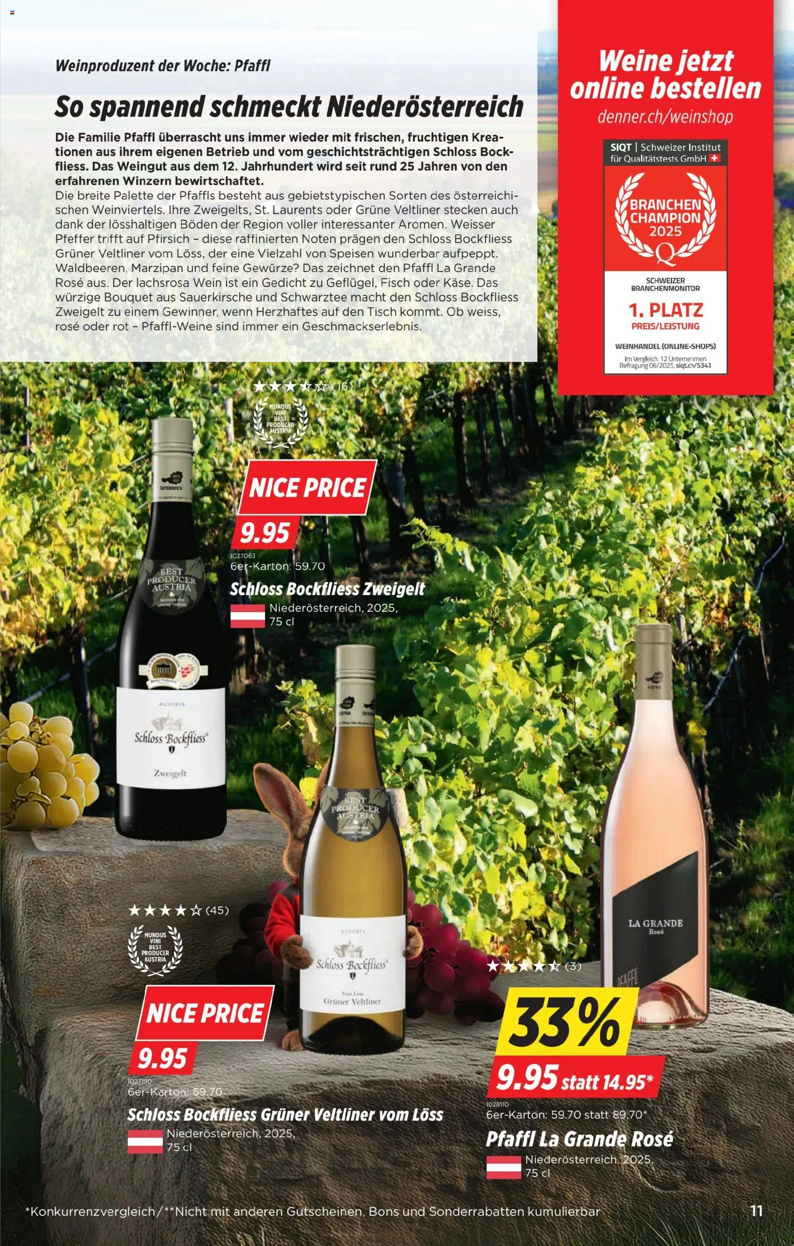 Denner aktionen – gültig ab 19.03.2026 | Seite: 11 | Produkte: Wein, Fisch, Gewürze, Pfeffer