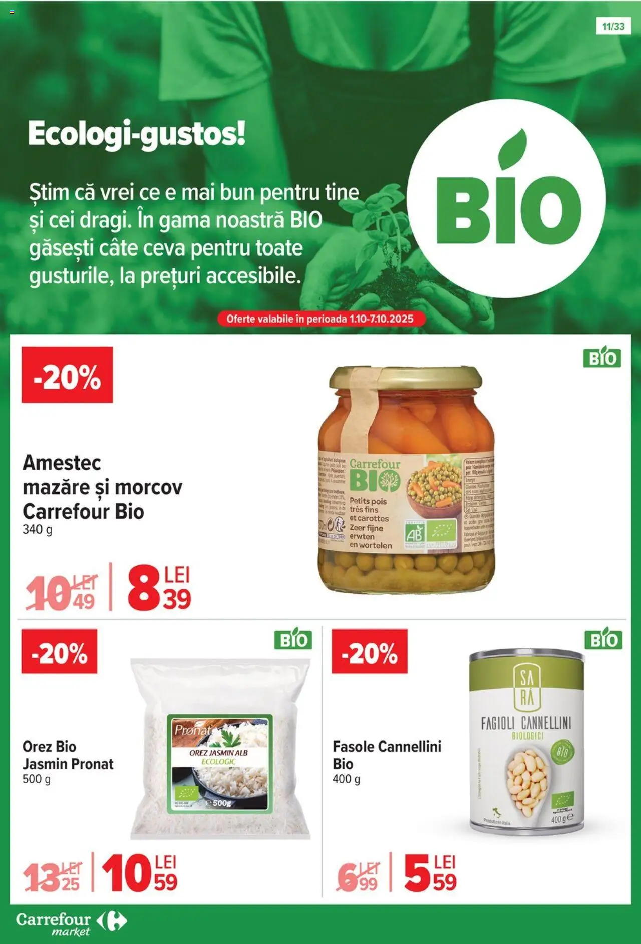 Noul catalog Carrefour – valabil de la 01.10.2025 | Pagină: 12 | Produse: Şerit ödül, Mazăre, Matériel de Street Workout, Orez
