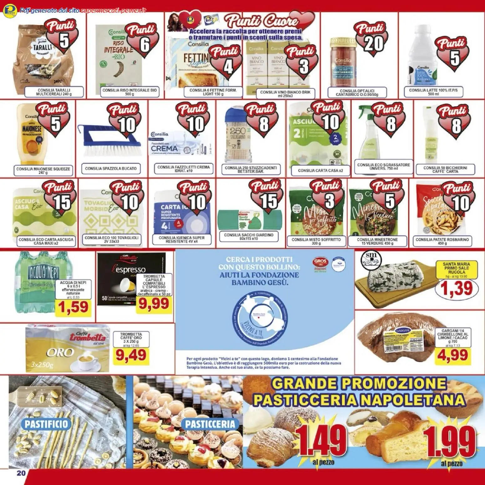 Volantino Pewex del 08.12.2025 | Pagina: 20 | Prodotti: Spazzola, Crema, Fazzoletti, Patate