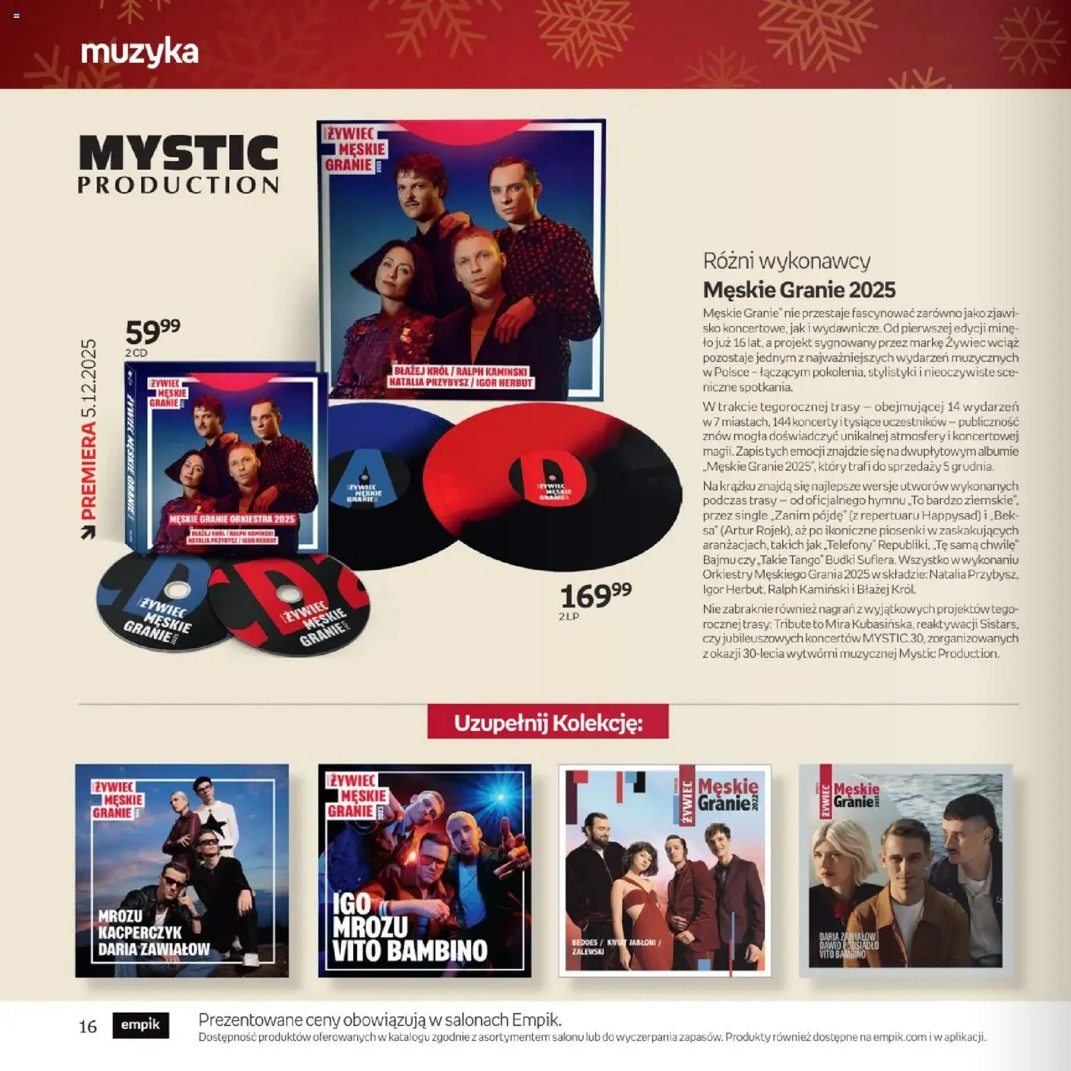 Empik promocje - Xmas Muzyka od 26.11.2025 | Strona: 16