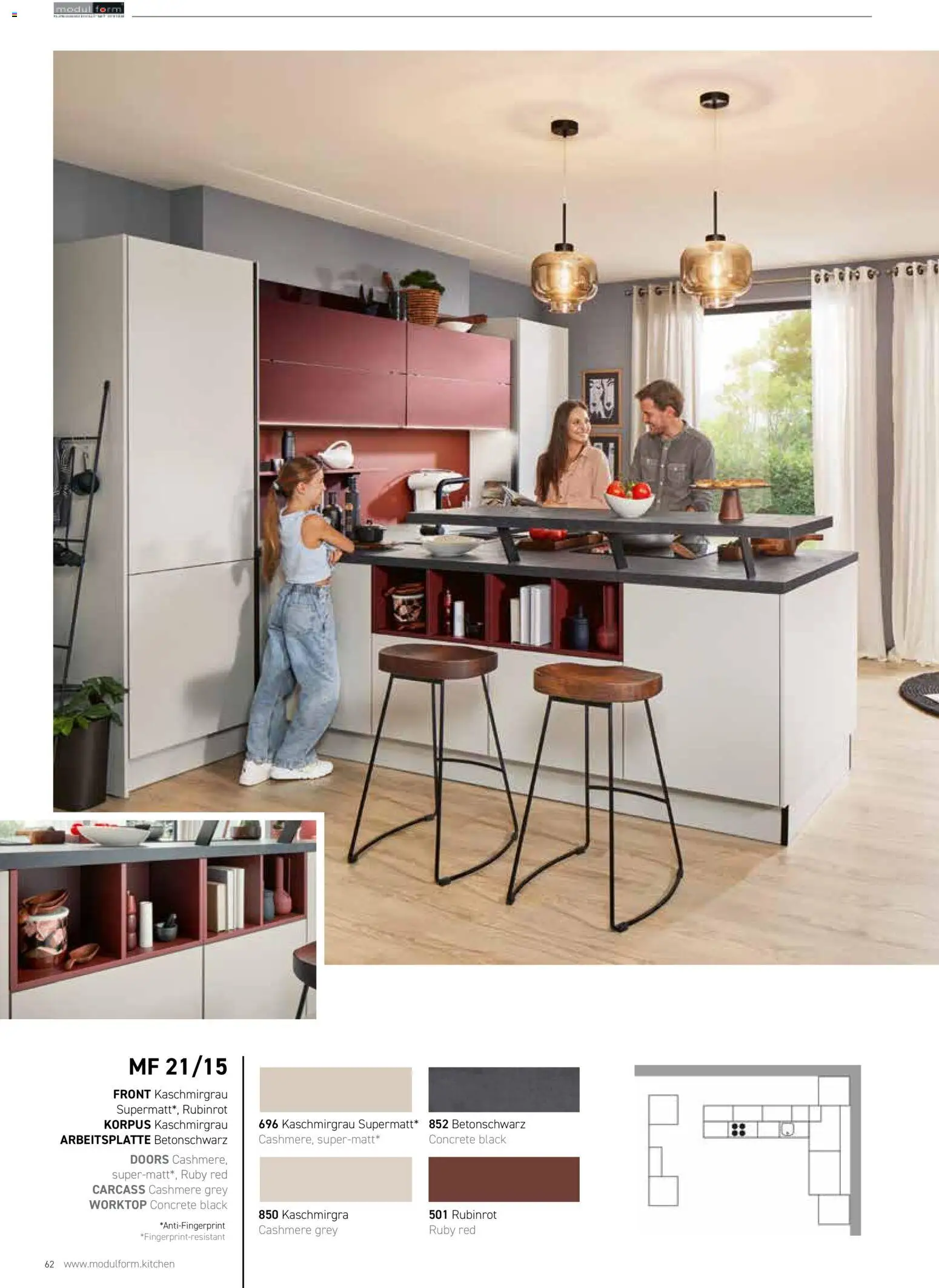 Ostermann Modulform Küchenprospekt 2026 – gültig ab 01.01.2026 | Seite: 62