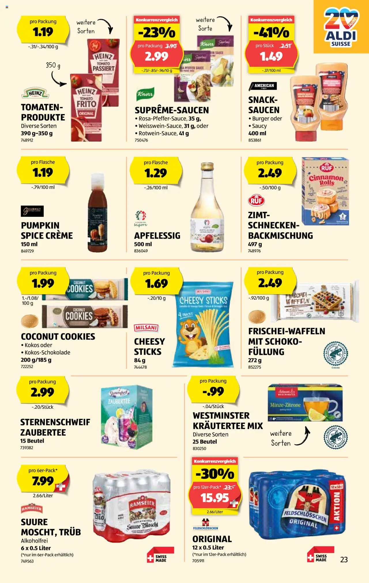 Aldi Aktionen – gültig ab 16.10.2025 | Seite: 24 | Produkte: Burger, Waffeln, Tomaten, Creme