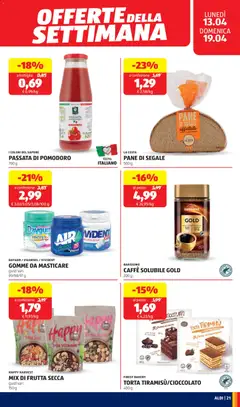 Anteprima del volantino PASSATA DI POMODORO, I COLORI DEL SAPORE, 700 g valido a partire dal 13.04.2026 | Pagina: 21