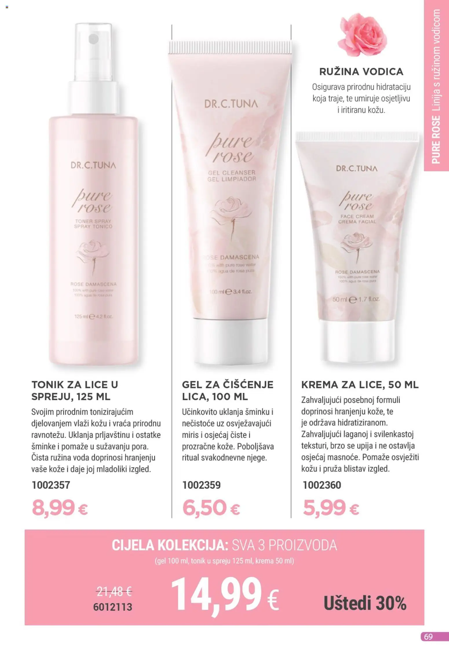 Farmasi katalog | vrijedi od 01.11.2025 | Stranica: 69 | Proizvodi: Miris, Ružina vodica, Krema, Voda