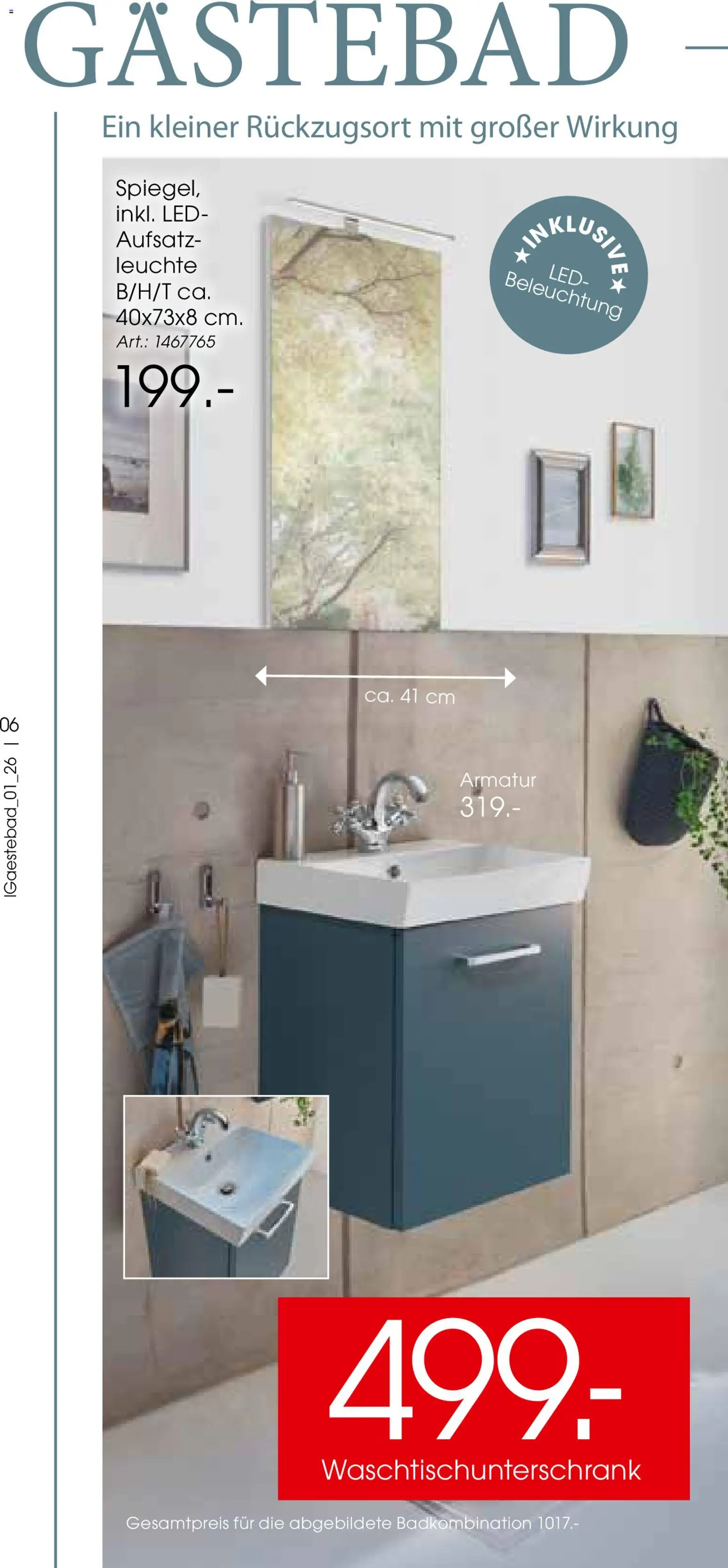 Zurbrüggen - Gästebad – gültig ab 18.02.2026 | Seite: 6 | Produkte: Armatur