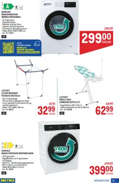 Metro angebote Profi gültig ab 10.07.2025 | Seite: 51 | Produkte: Waschmaschine, Samsung