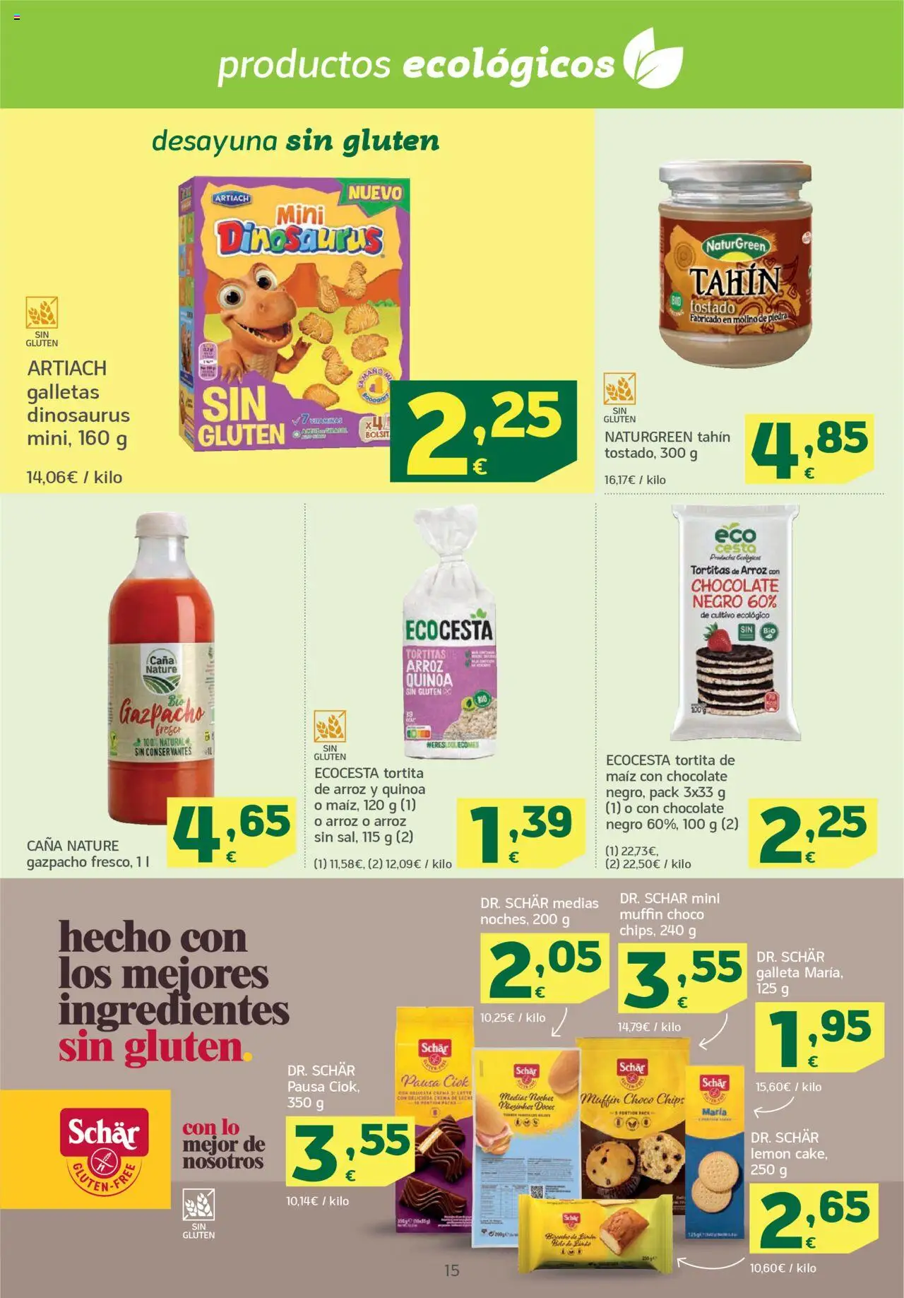 HiperDino folleto │ válido desde el 24.06.2025 | Página: 15 | Productos: Κρεμάστρα, Chocolate, Galletas, Gazpacho