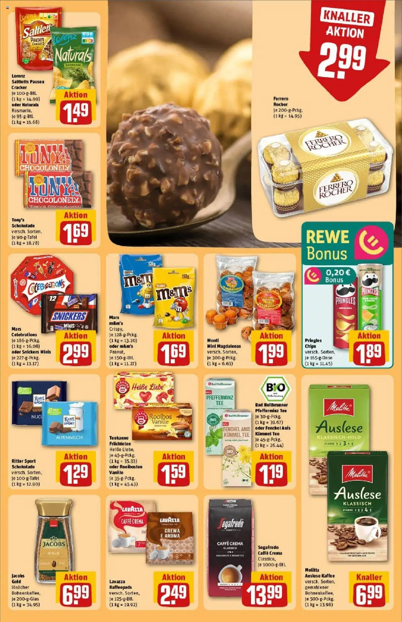 Rewe prospekt Friedrichsdorf	 – gültig ab 28.09.2025 | Seite: 25 | Produkte: Melitta, Lavazza, Schokolade, Chips