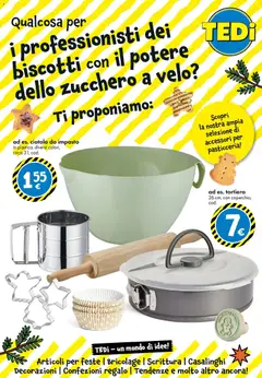 Anteprima del volantino Volantino TEDi	 valido a partire dal 07.11.2025 | Pagina: 34 | Prodotti: Tortiera, Biscotti, Zucchero, Decorazioni