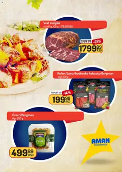 Aman dobar komšija - pregled Aman kataloga - važi od 13.10.2025 | Strana: 5 | Proizvode: Čips, Čvarci, Kulen, Kobasica