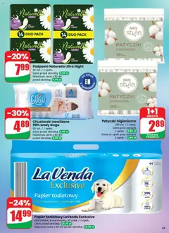 Dino Gazetka od 30.07.2025 | Strona: 65 | Produkty: Papier toaletowy lavenda, Papier toaletowy, Rolki, Podpaski