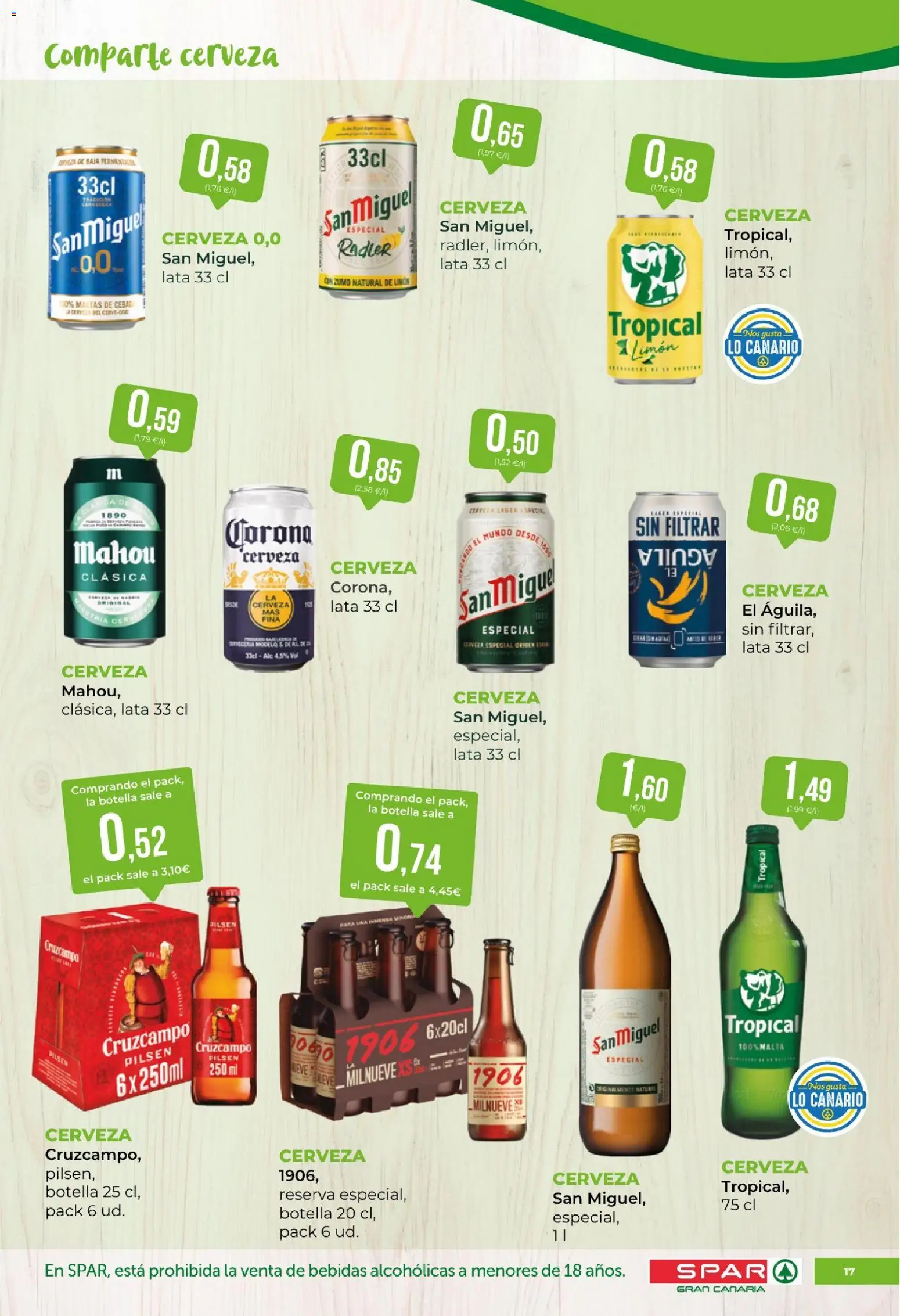 Spar - folleto │ válido desde el 23.01.2026 | Página: 17 | Productos: Cerveza, Ροζ πιπέρι