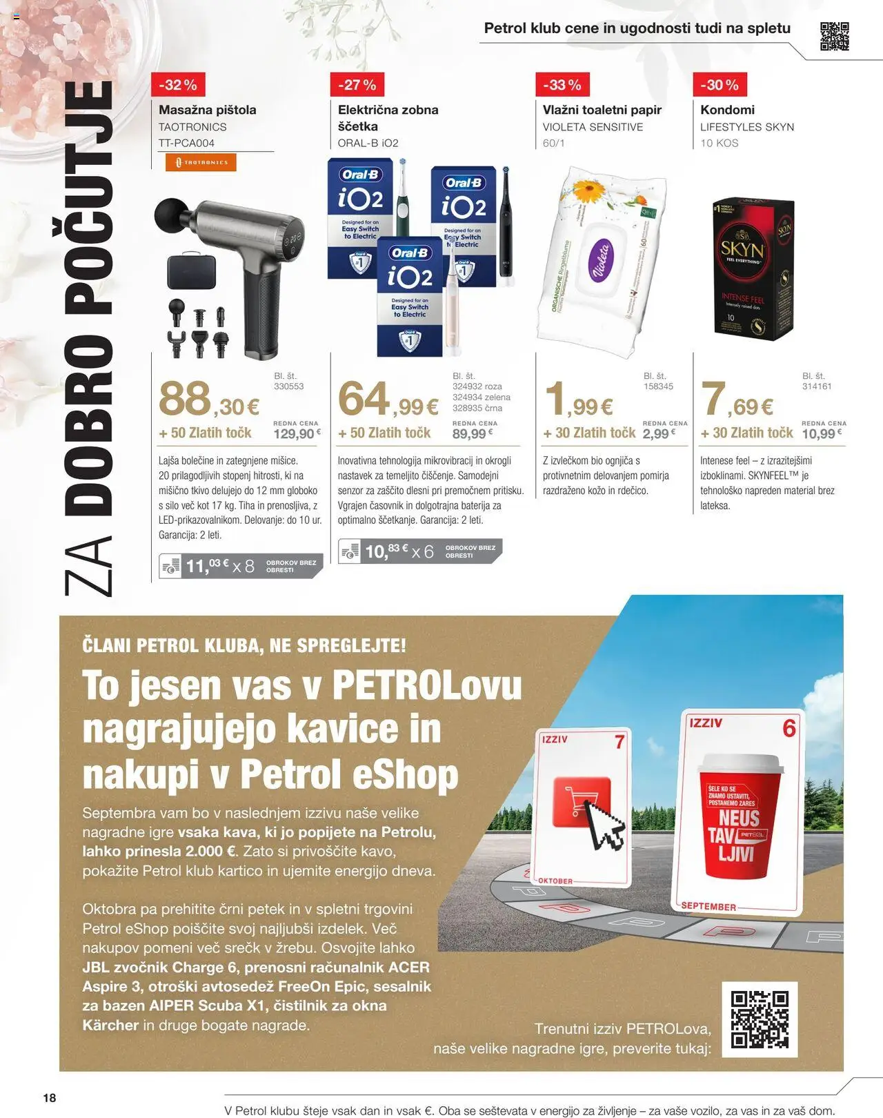 Novi Petrol katalog ponudbe – veljaven od 01.09.2025 | Stran: 18 | Izdelki: Racunalnik, Bazen, Toaletni papir, Zelena
