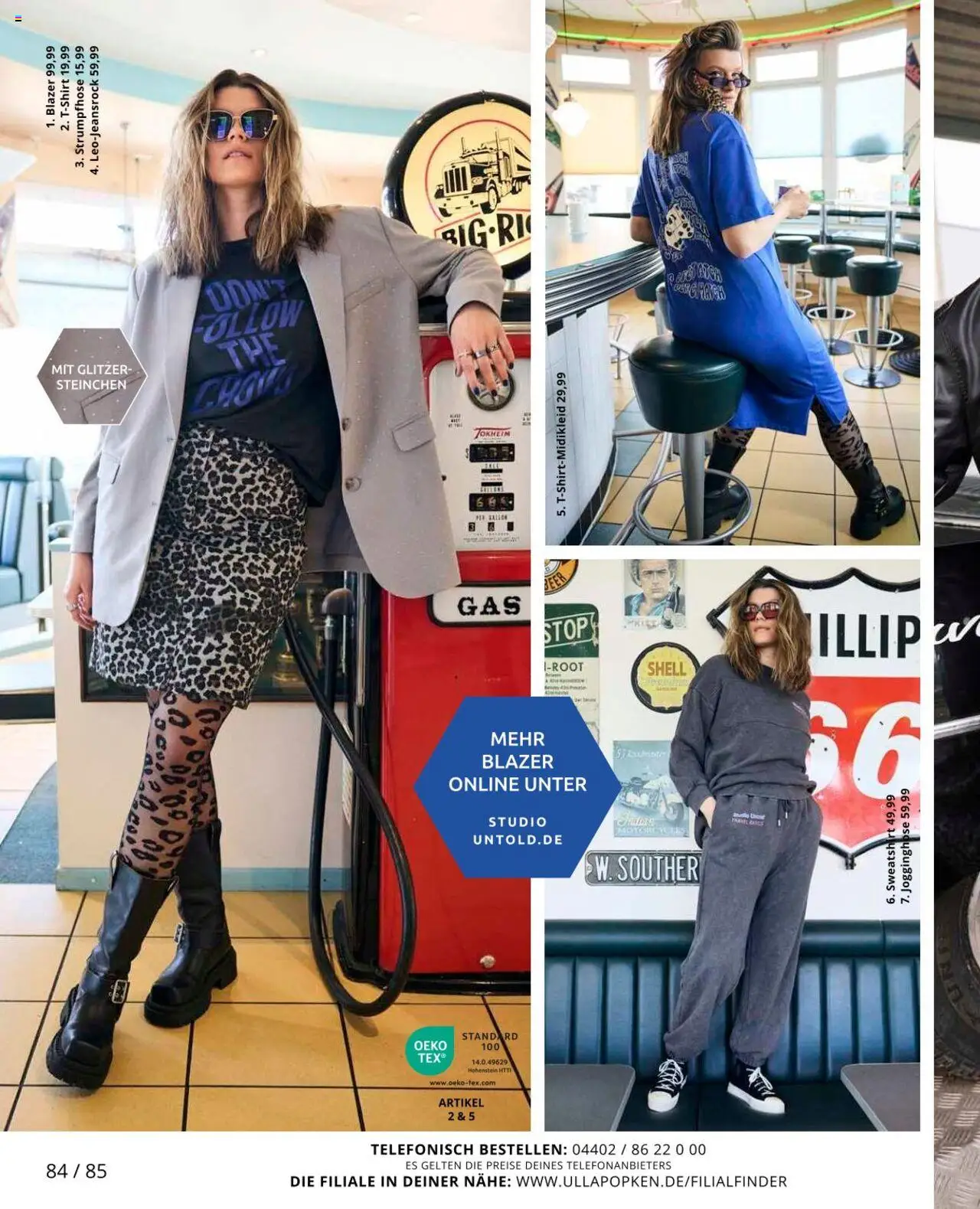 Ulla Popken Prospekt 	 - gültig ab dem 01.08.2025 | Seite: 84 | Produkte: Blazer, Jogginghose, Sweatshirt, Strumpfhose
