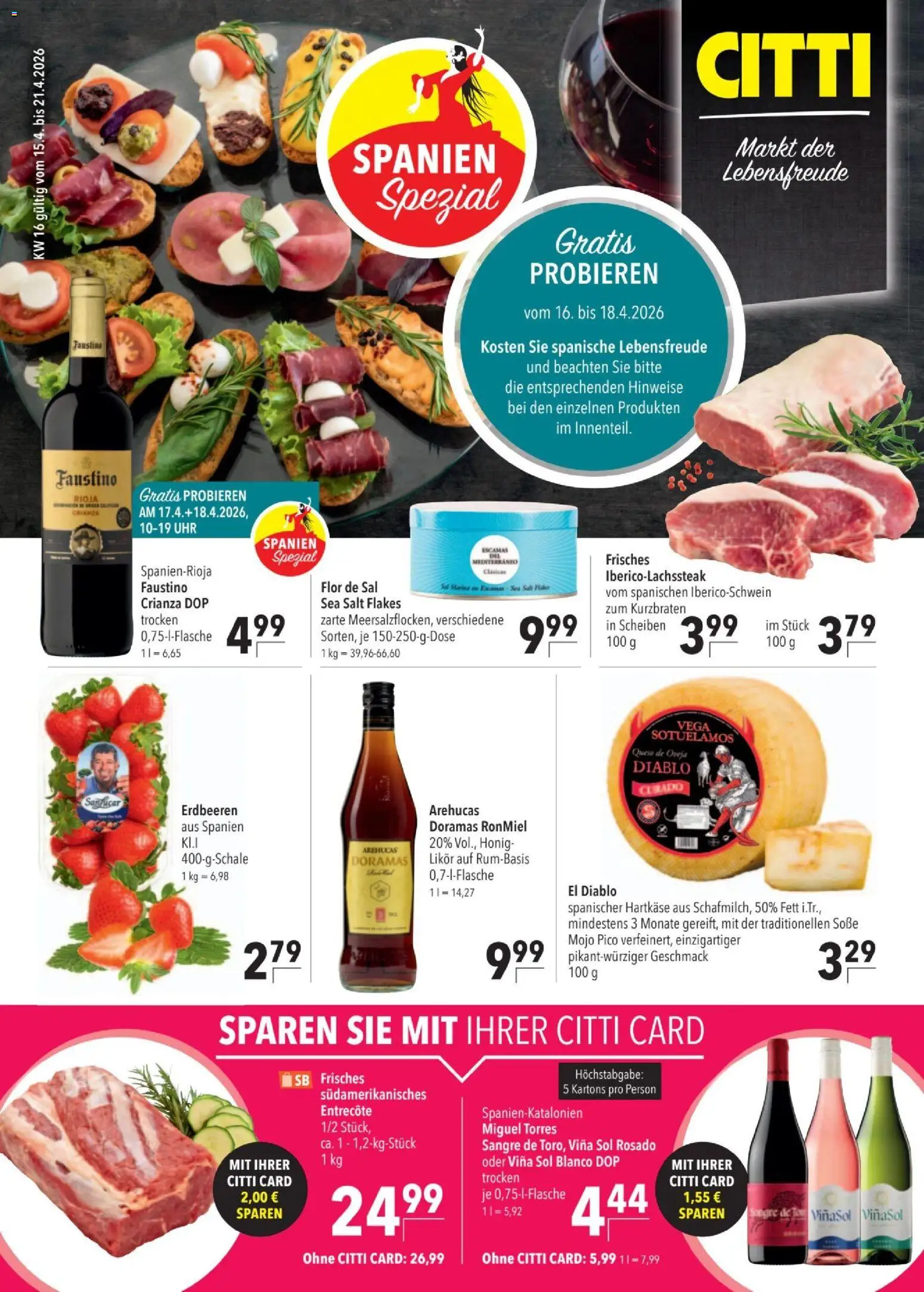 CITTI tilbudsavis – gyldig fra 15.04.2026 | Side: 1 | Produkter: Salt, Entrecote