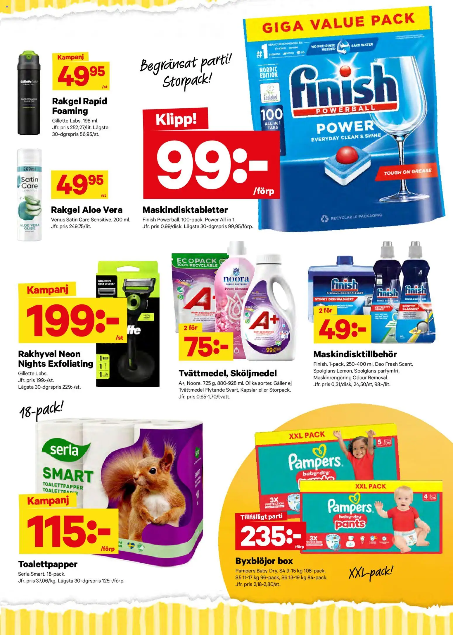 City Gross reklamblad aktuell från 15.12.2025 | Sida: 11 | Produkter: Tvättmedel, Sköljmedel, Toalettpapper, Galler