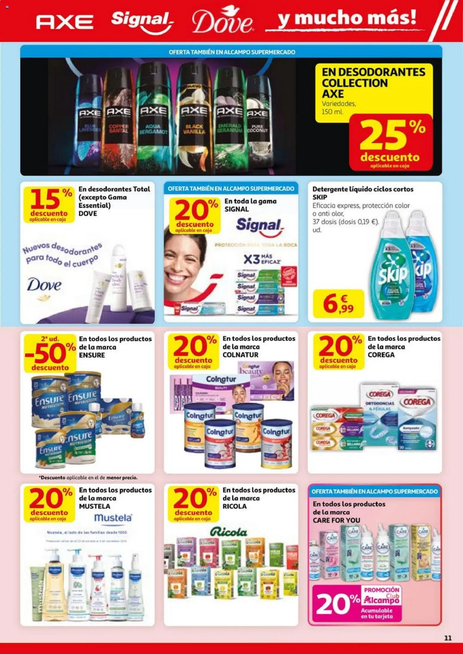 Alcampo - HP Nacional Unificado │ válido desde el 23.10.2025 | Página: 11 | Productos: Detergente, Detergente líquido, Caja