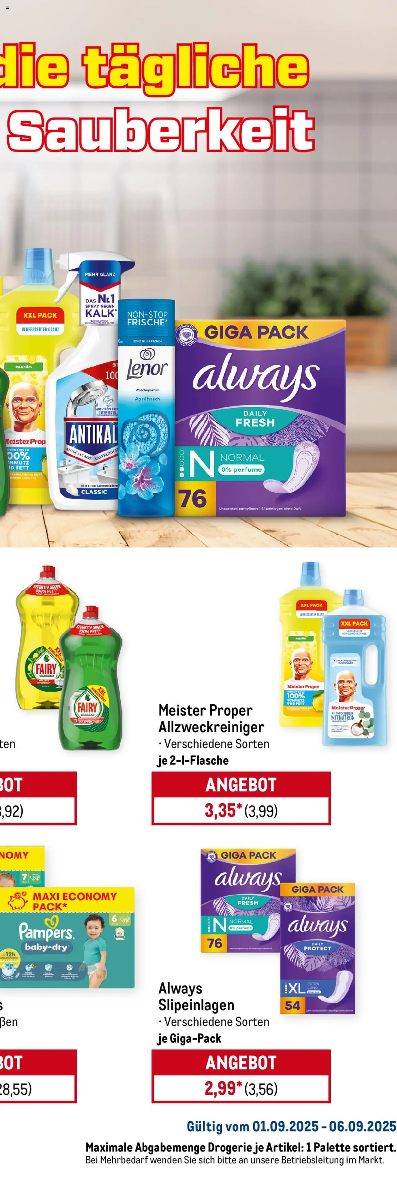 Metro Starke Marken - gültig ab dem 01.09.2025 | Seite: 17 | Produkte: Lenor, Parfüm, Duft