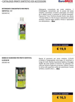 Anteprima del volantino Eurobrico Prati sintetici ed Accessori catalogo valido a partire dal 23.07.2025 | Pagina: 20