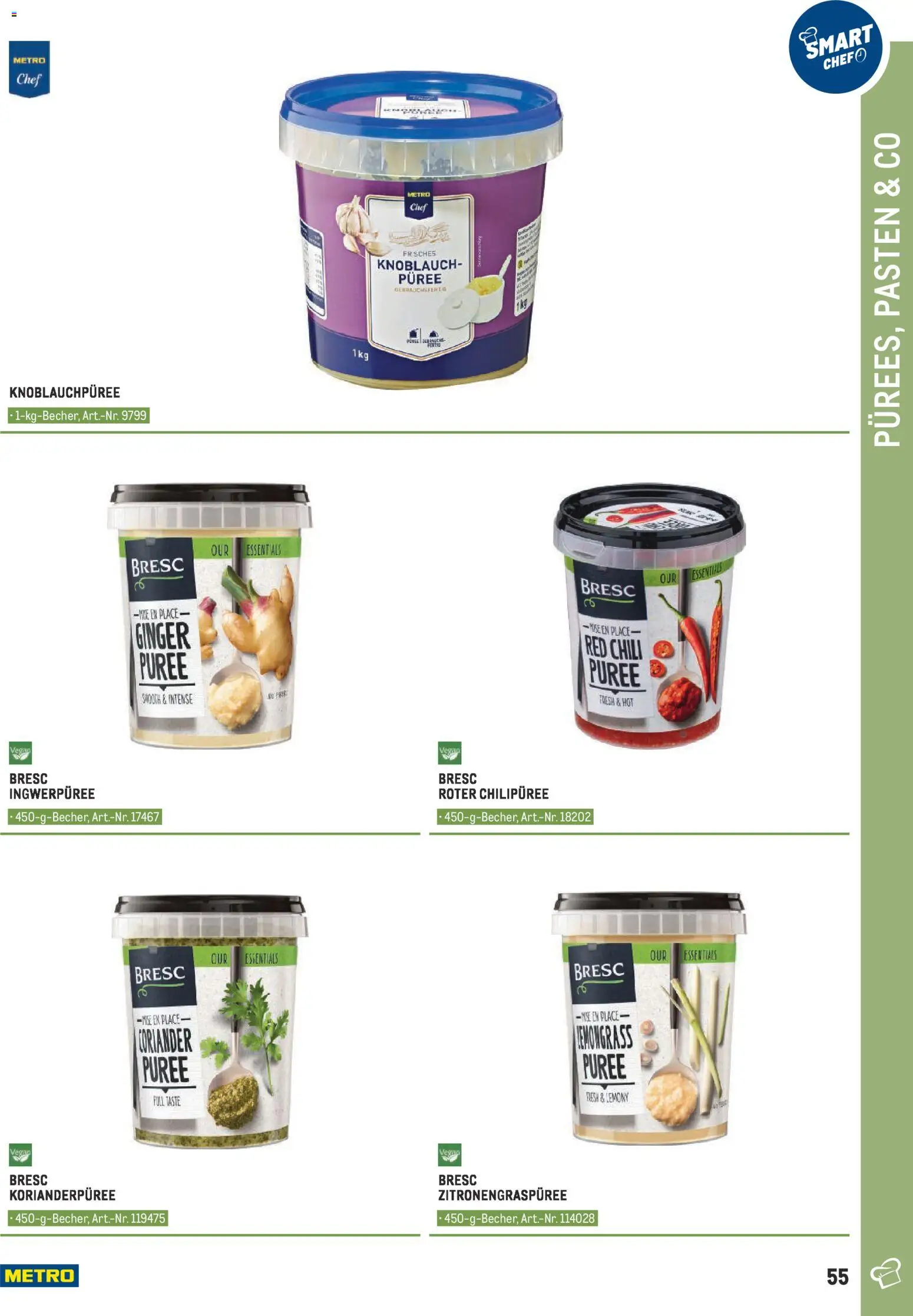 Metro angebote - Smart Chef Obst & Gemüse gültig ab 26.03.2026 | Seite: 55 | Produkte: Knoblauch, Chili