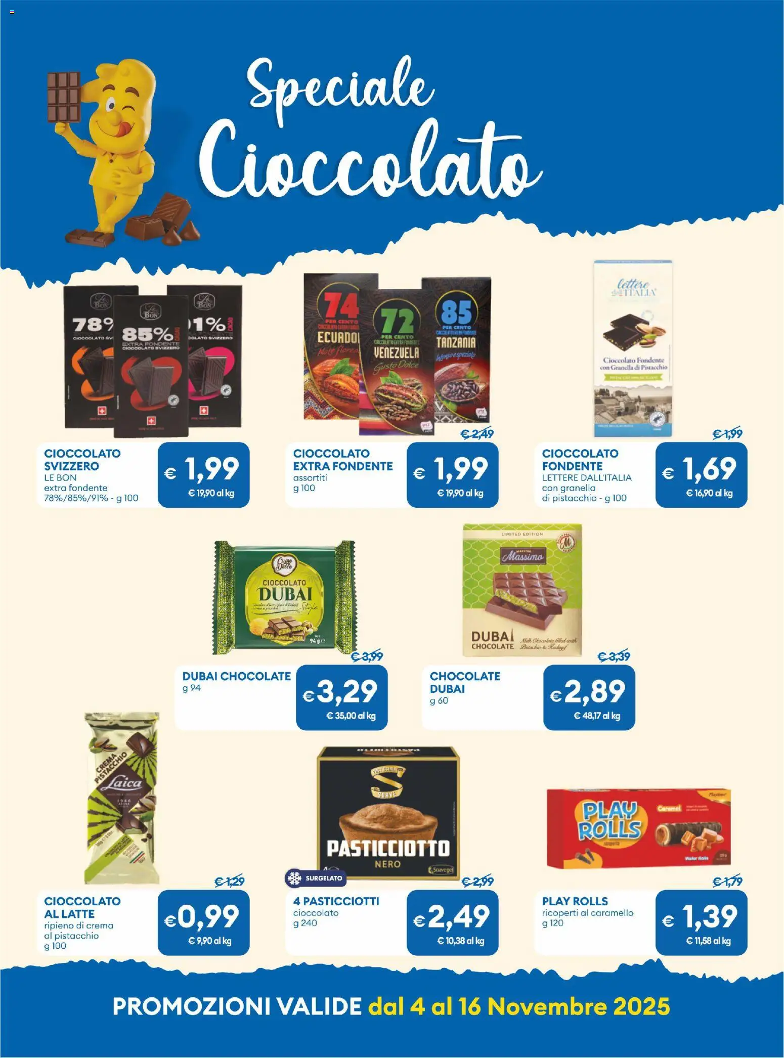 Volantino MD Discount del 04.11.2025 | Pagina: 12 | Prodotti: Crema, Cioccolato, Latte, Cacao