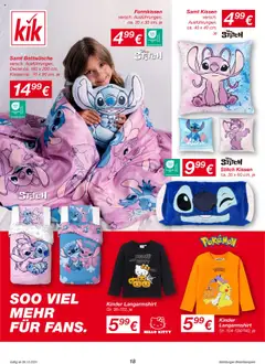 Kik Prospekt aktuell ab 06.10.2025 gültig | Seite: 18 | Produkte: Kissen, Decke