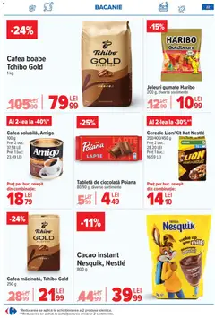 Ofertele Carrefour valabile de la 04.02.2026 | Pagină: 24 | Produse: Cafea, Ciocolată, Cacao, Jeleuri