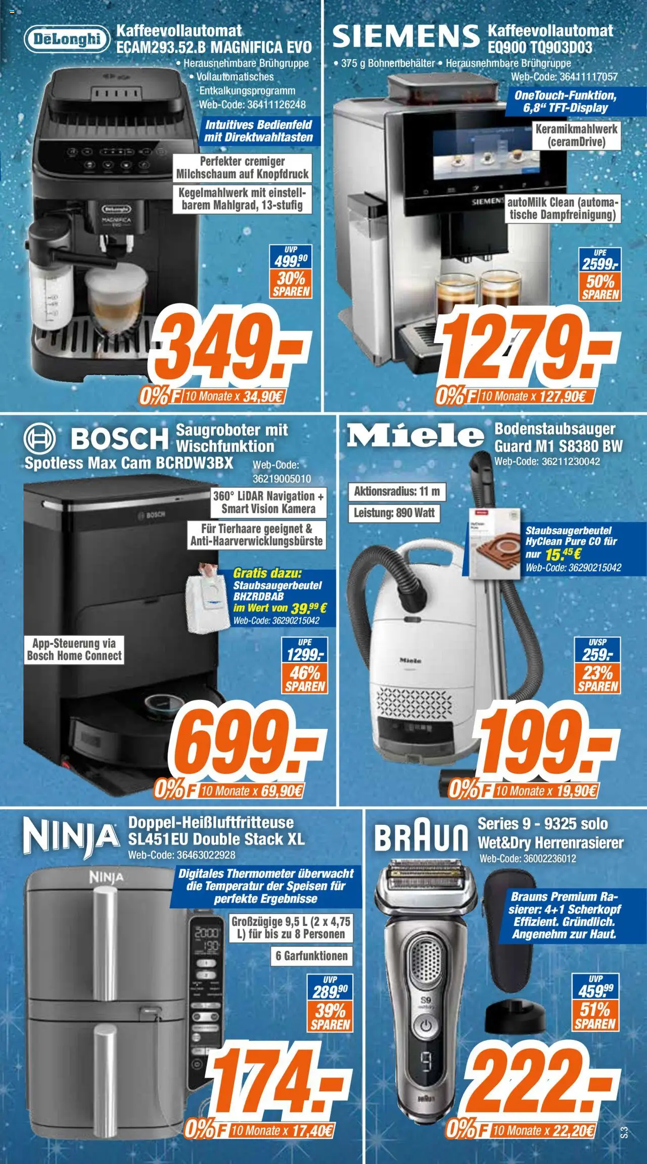 Expert Geburtstag – gültig ab 18.10.2025 | Seite: 3 | Produkte: Bosch, Thermometer, Navigation, Kaffeevollautomat