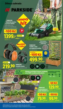 Náhled letáku PARKSIDE Elektrická sekačka na trávu 1300 W, šířka sečení: 32 cm, výška sečení: 20/40/60 mm, ideální pro trávníky do 250 m² od 19.03.2026 | Strana: 43 | Produkty: Zahrada, Rostliny, Sekačka, Samozavlažovací truhlík