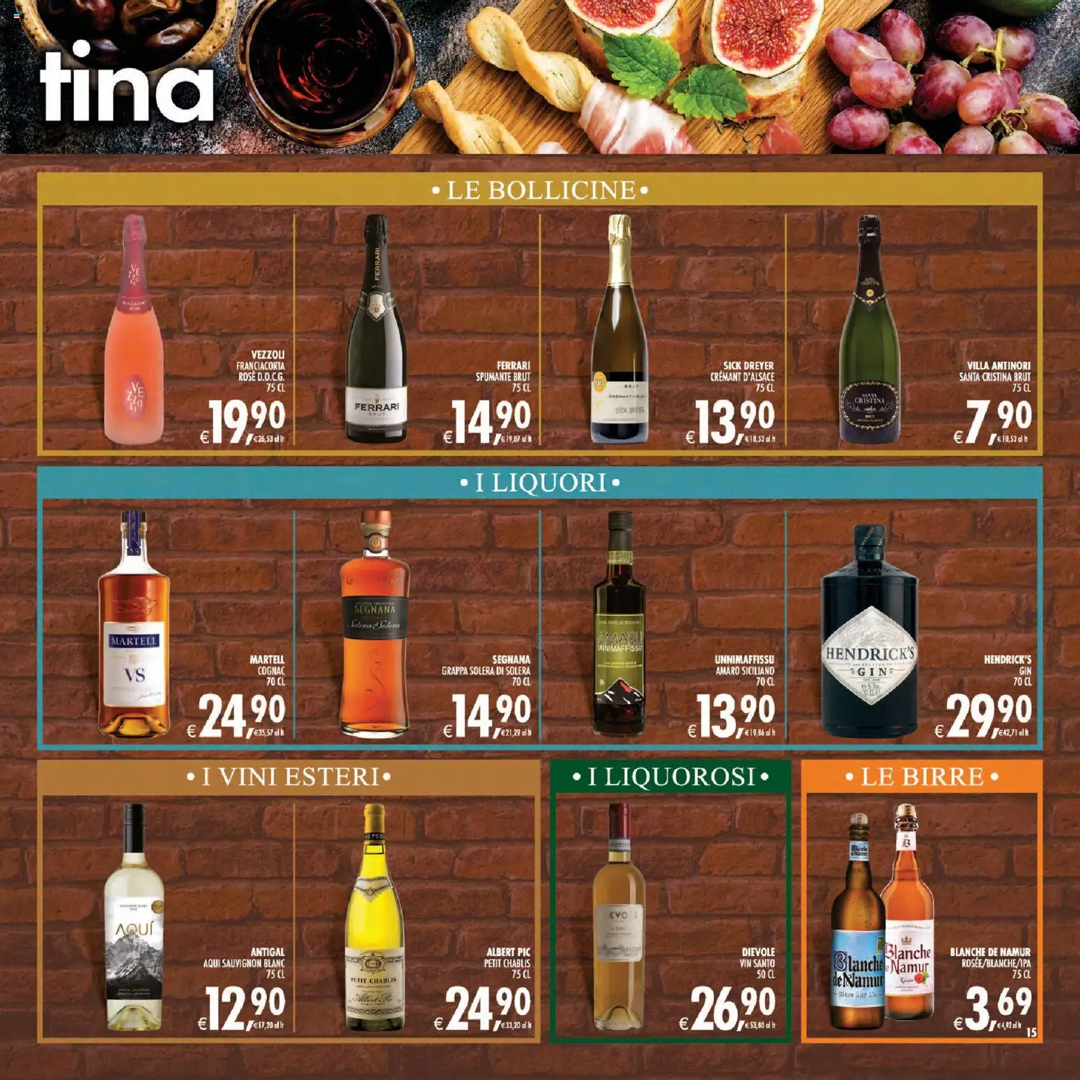 Volantino Decò del 17.03.2026 | Pagina: 15 | Prodotti: Spumante, Grappa, Amaro