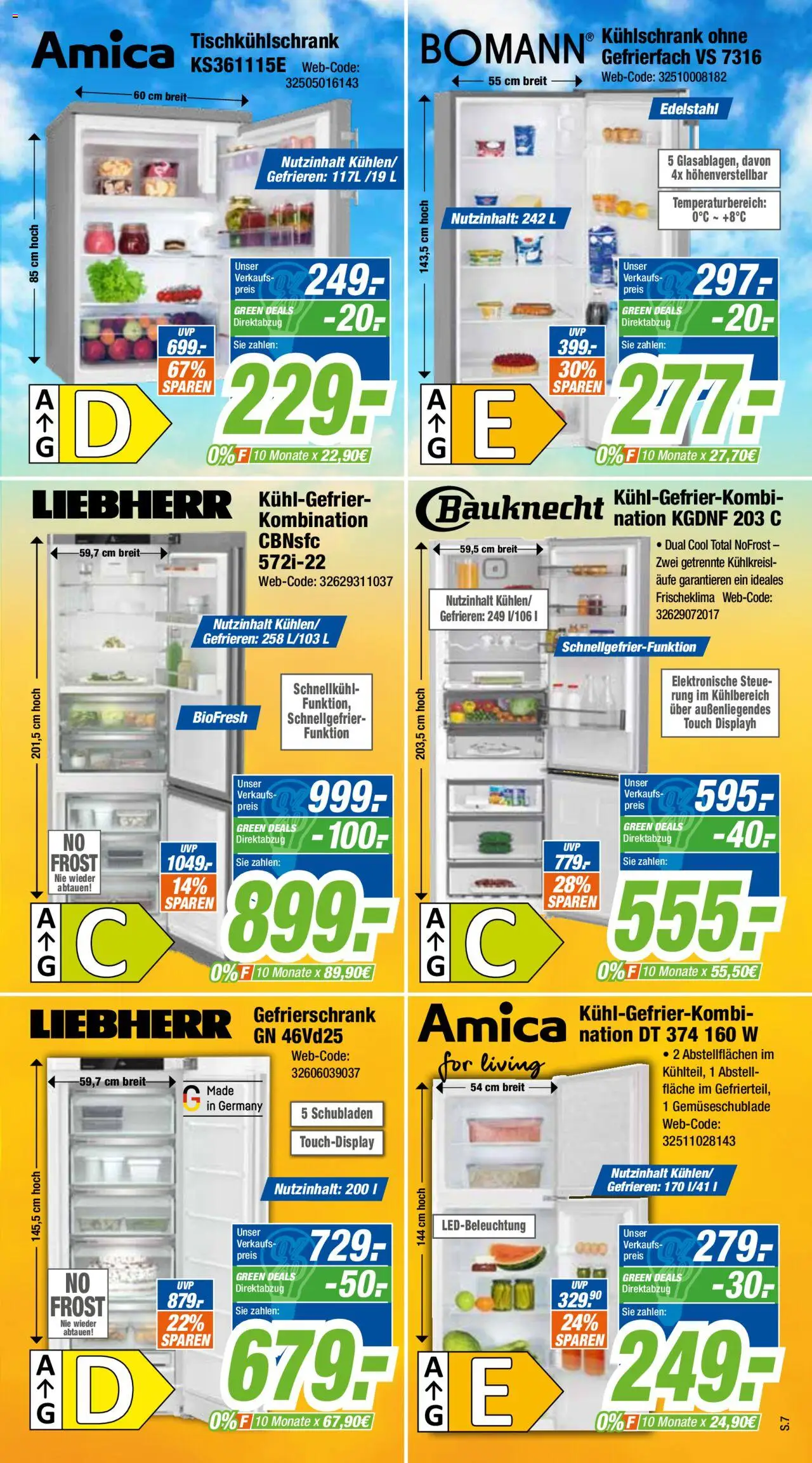 Expert Prospekt Giessen - gültig ab dem 28.07.2025 | Seite: 7 | Produkte: Liebherr, Gefrierschrank, Kühlschrank