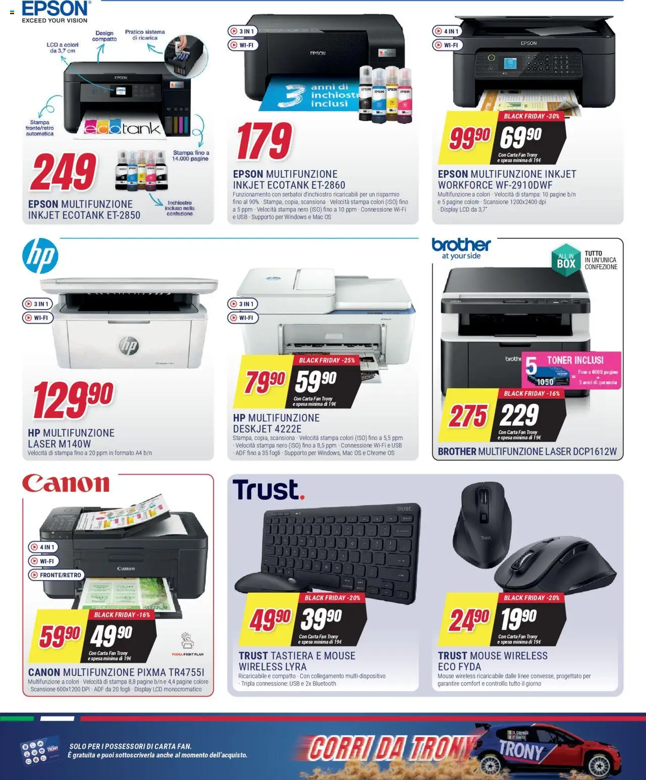 Volantino Trony del 19.06.2025 | Pagina: 12 | Prodotti: Mouse, USB, Toner, Fan