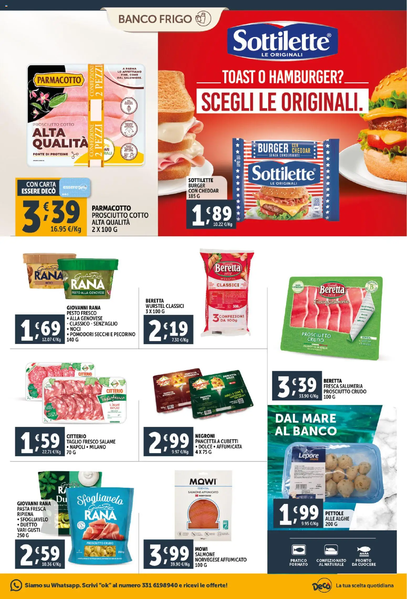 Volantino Decò del 20.01.2026 | Pagina: 8 | Prodotti: Salmone, Pomodori, Pasta, Pomodori secchi