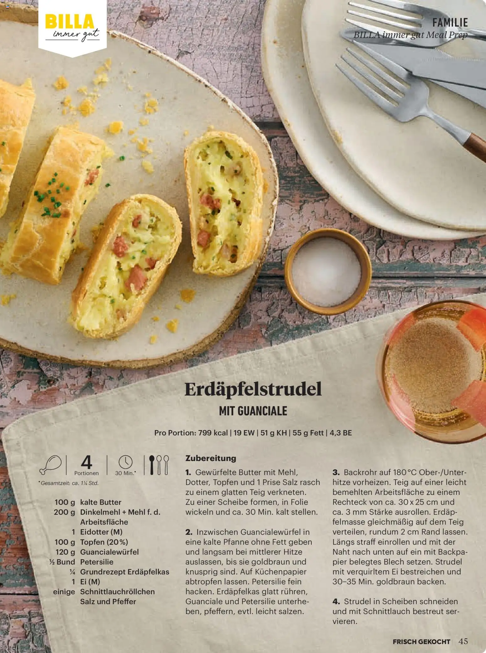 Billa Frisch Gekocht gültig ab 01.05.2026 | Seite: 45 | Produkte: Salz, Pfeffer, Petersilie, Butter