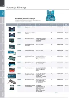 Makita-mainoslehti voimassa 24.03.2026 alkaen | Sivu: 230 | Tuotteet: Monitoimikone, Käsineet, Poranterä